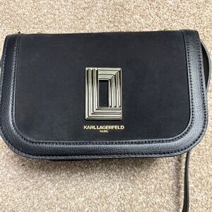 KARL LANGERFELD PARIS Simone Leather Crossbody Bag
